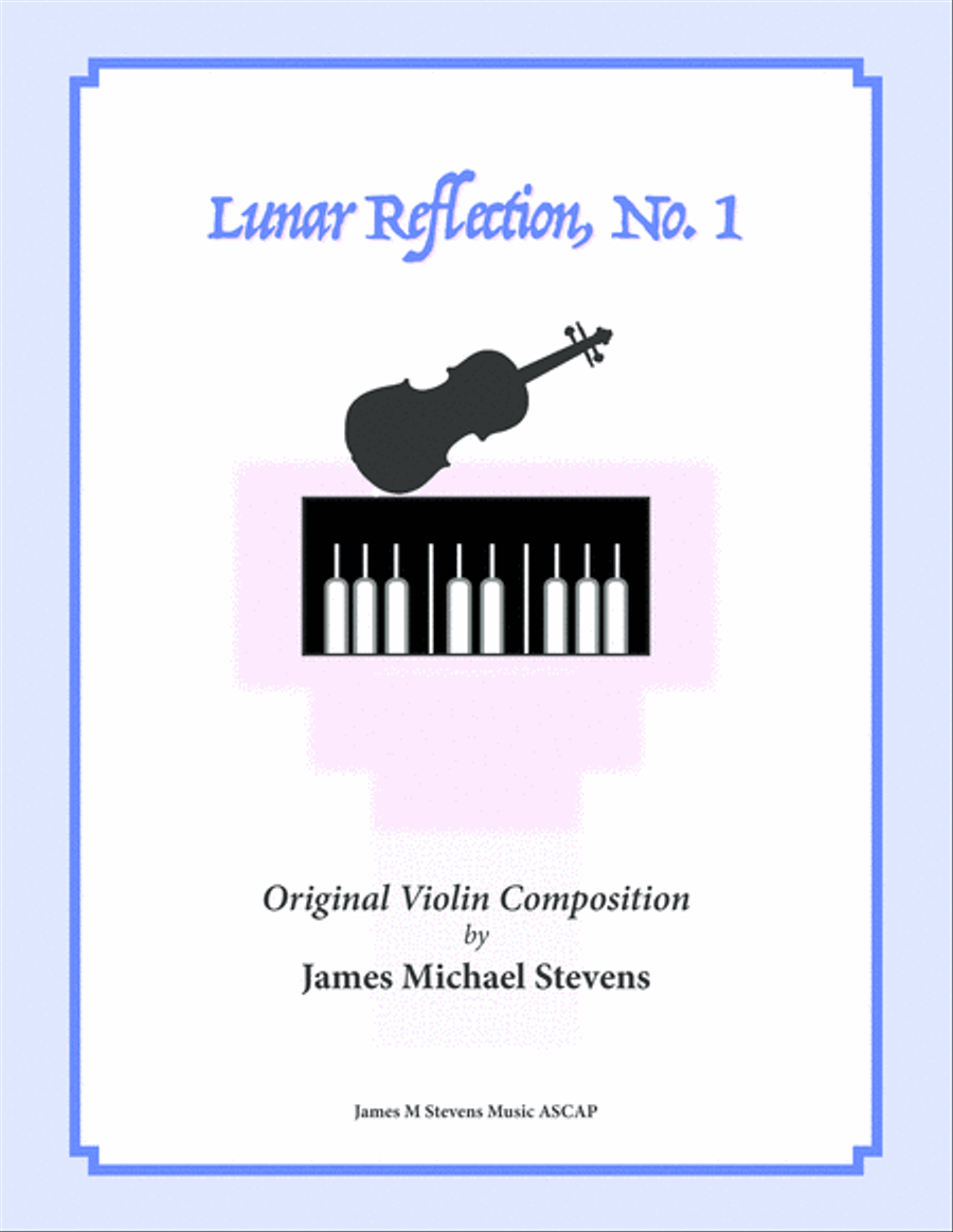 Lunar Reflection, No. 1 (Romantic Violin) Violin Solo scores gallery preview page 1