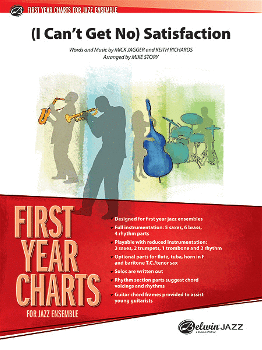 (I Can't Get No) Satisfaction Jazz Ensemble scores gallery preview page 1