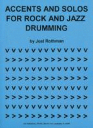 Book cover for Accents And Solos For Rock And Jazz Drumming
