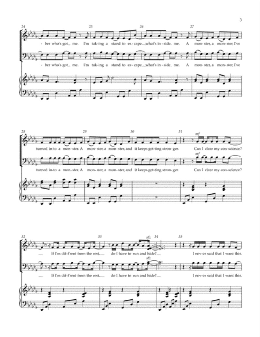 Monster 4-Part scores gallery preview page 3