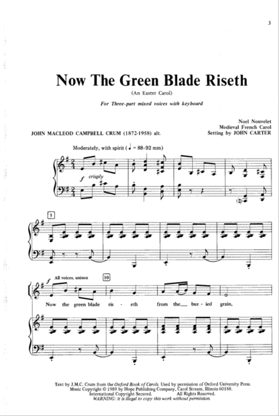 Now the Green Blade Riseth 3-Part scores gallery preview page 2