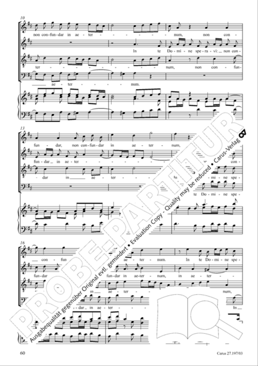 Te Deum in D a due cori SSATB scores gallery preview page 60