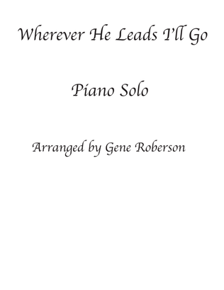 Take Up Thy Cross Piano Solo