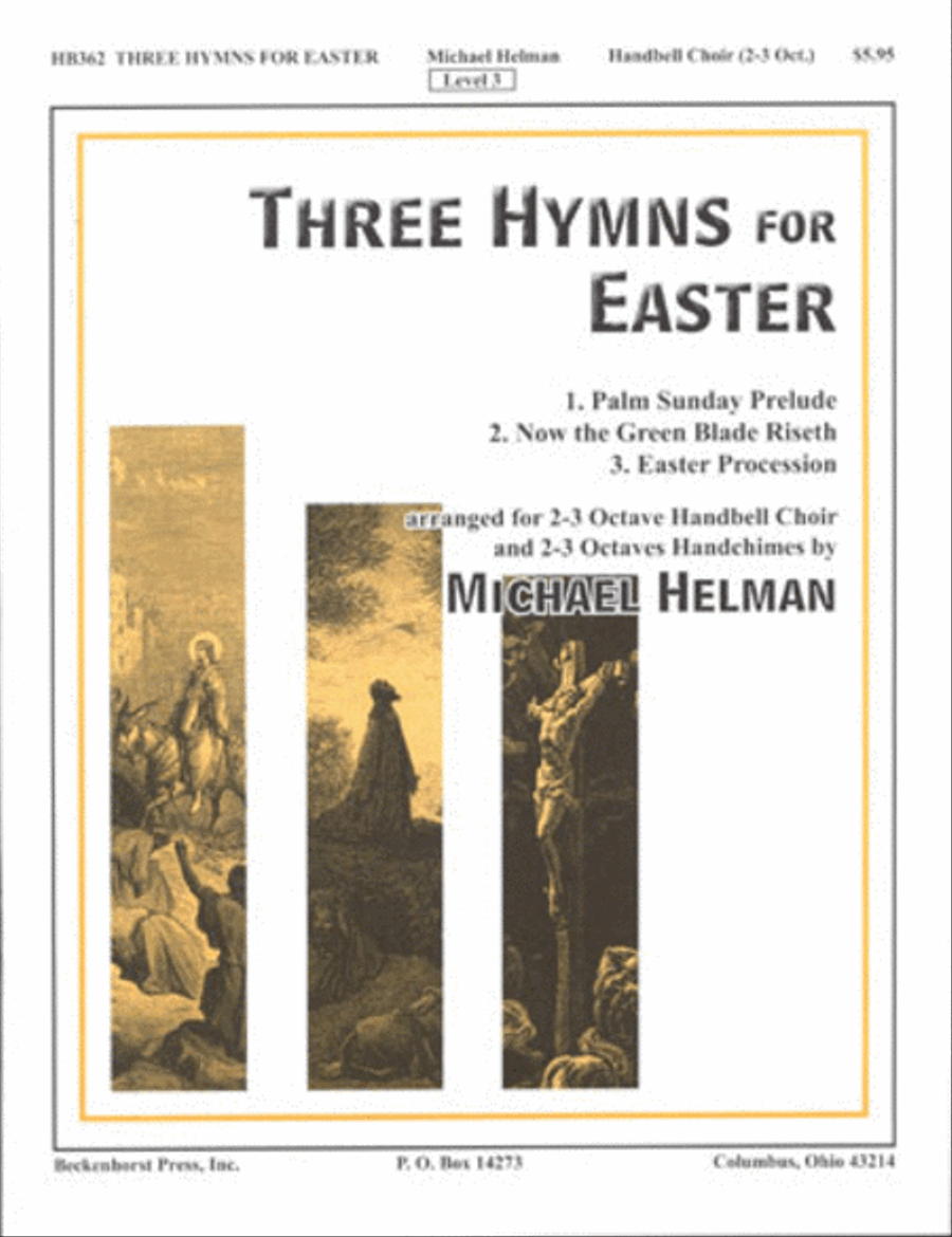 Three Hymns for Easter (2-3 octaves) 3-Octaves scores gallery preview page 1