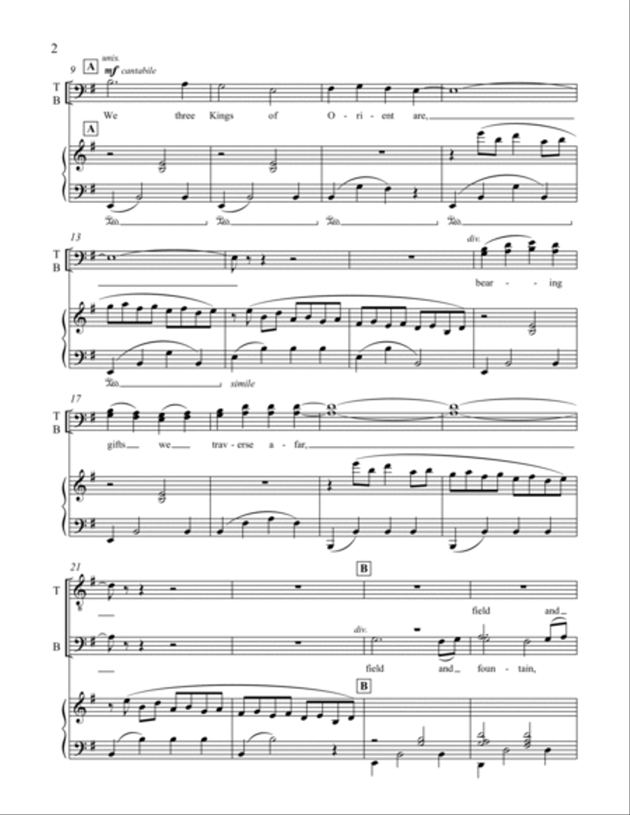 Alpha and Omega: 2. Star of Night 4-Part scores gallery preview page 2