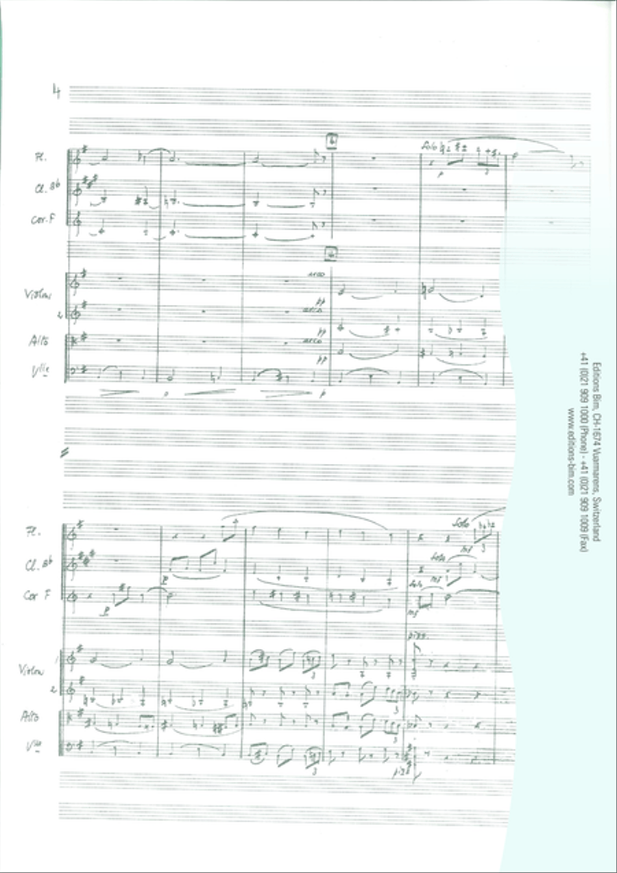 Septuor B-Flat Clarinet scores gallery preview page 9