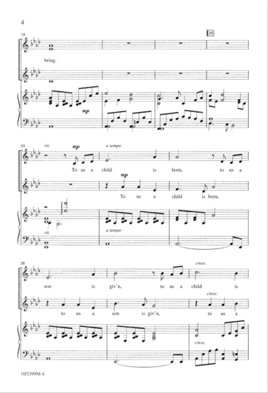 A Christmas Praise SSA scores gallery preview page 5