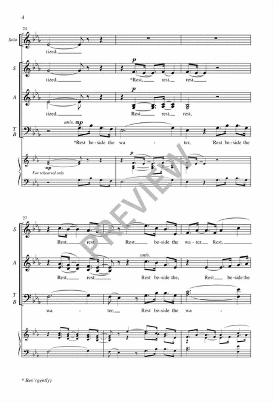 Take Me to the Water Choir scores gallery preview page 5
