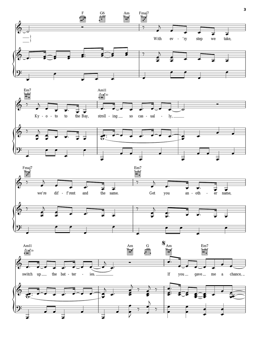 Rather Be Acoustic Guitar scores gallery preview page 3
