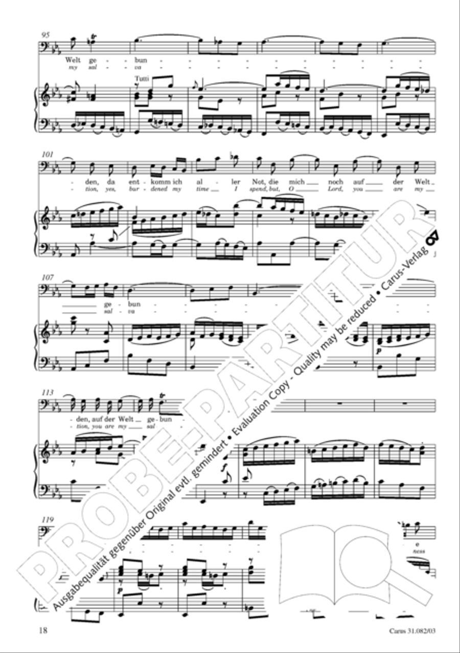 I have enough (Ich habe genung) Mezzo-Soprano Voice scores gallery preview page 21