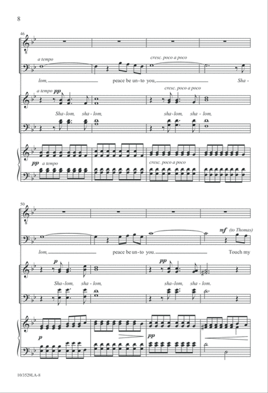 We Have Seen the Lord 4-Part scores gallery preview page 8