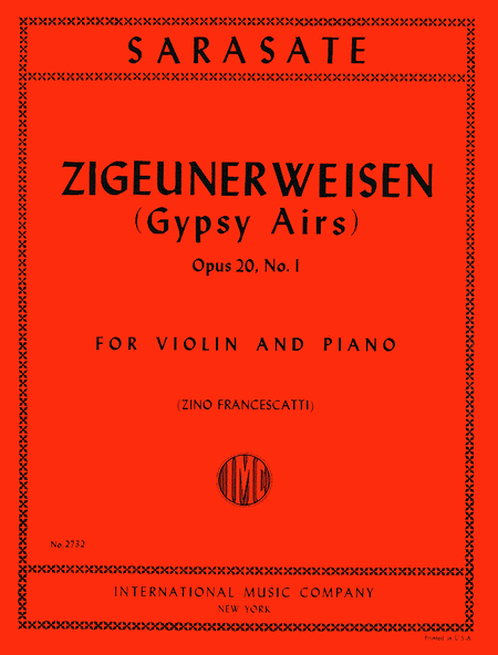 Zigeunerweisen (Gypsy Airs), Op. 20 No. 1 (FRANCESCATTI)