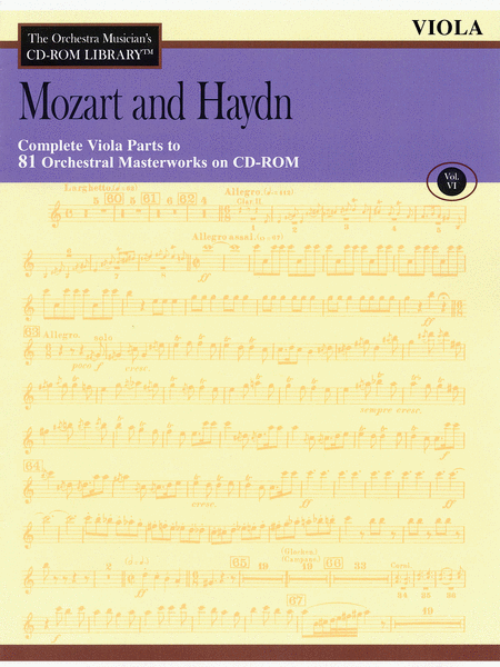 Mozart and Haydn - Volume VI (Viola)