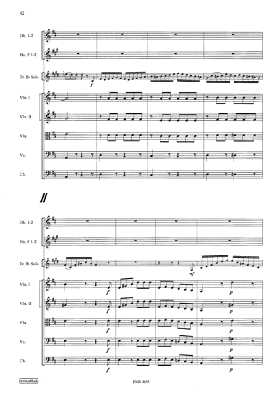 Concerto in D Major Orchestra scores gallery preview page 19