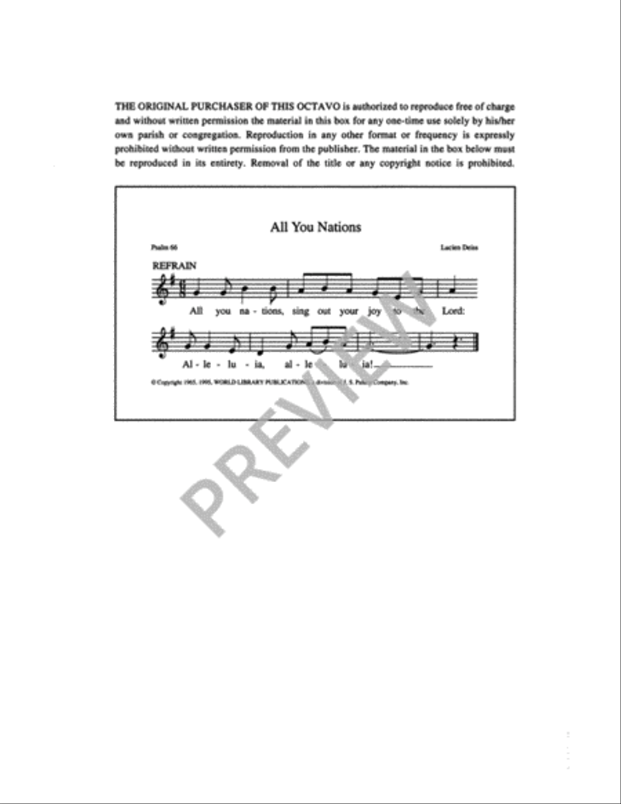 All You Nations All You Nations 4-Part scores gallery preview page 3