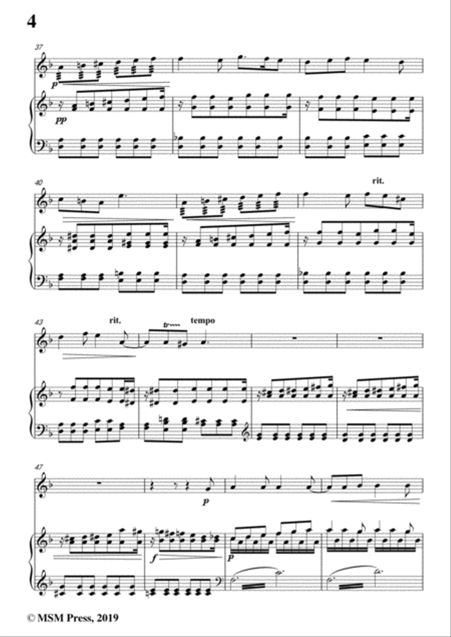 Wolf-Begegnung, for Violin and Piano Violin Solo scores gallery preview page 6