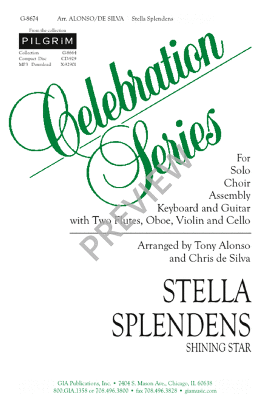 Stella Splendens 4-Part scores gallery preview page 1