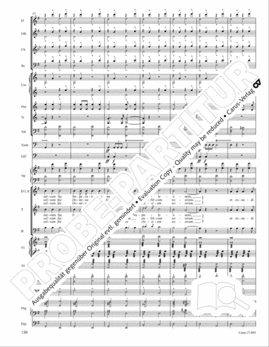 Messe solennelle de sainte Cecile STB scores gallery preview page 163