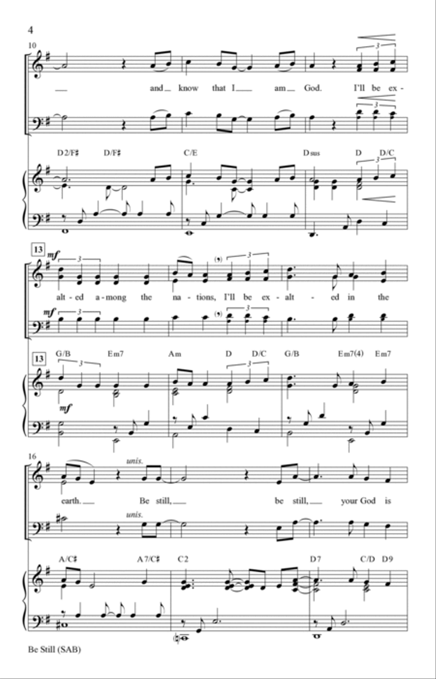 Be Still 3-Part scores gallery preview page 3