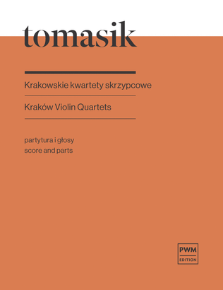 Book cover for Kraków Violin Quartets