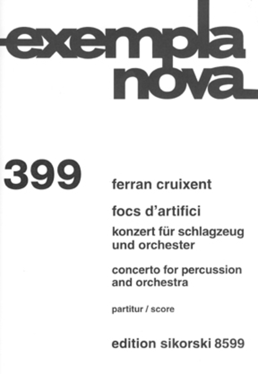 Focs d'artifici (Fireworks) Orchestra scores gallery preview page 1
