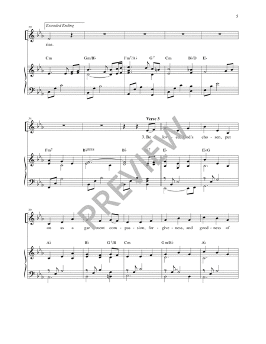 Blest Are Those Who Love You - Volume 3, Additional Solos with Optional Congregation Choir scores gallery preview page 7
