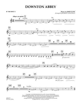 Downton Abbey - Bb Trumpet 3