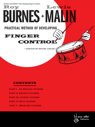 Book cover for Developing Finger Control