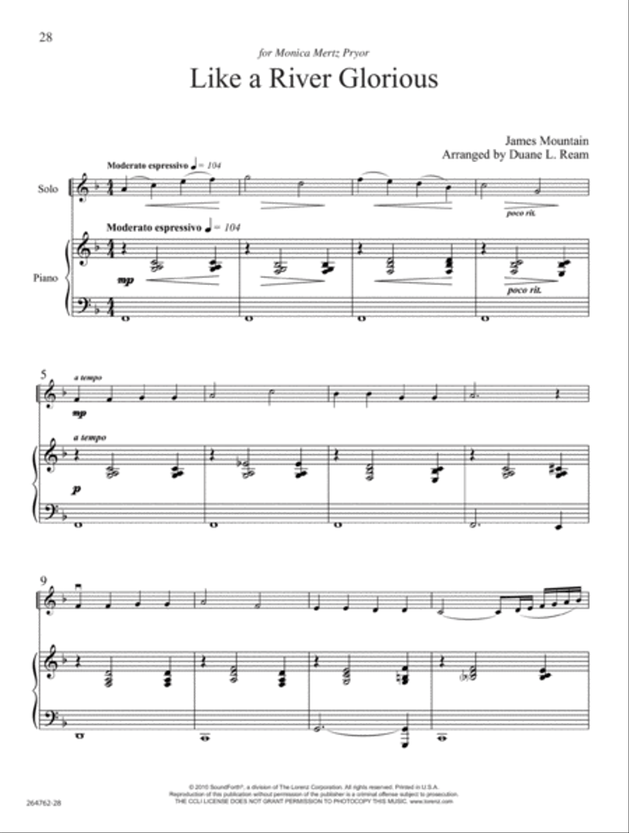 More Love to Thee Violin Solo scores gallery preview page 16