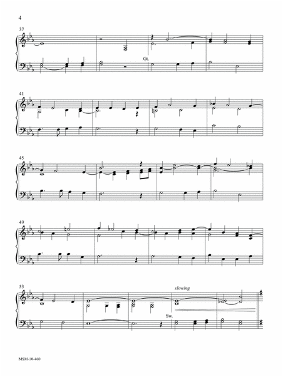 Let Us Break Bread Together Organ Solo scores gallery preview page 6
