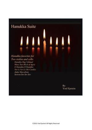 Book cover for Hannuka Suite for two violins and cello