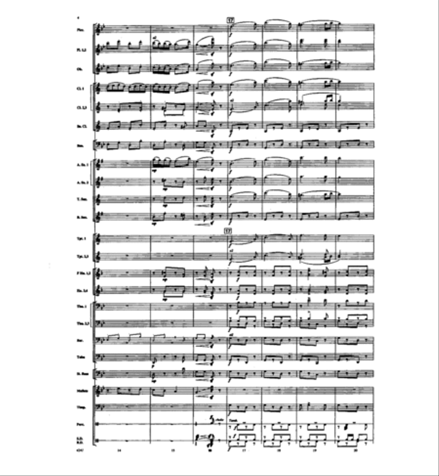 Hungarian Dance No. 5 Hungarian Dance No. 5 Concert Band scores gallery preview page 4