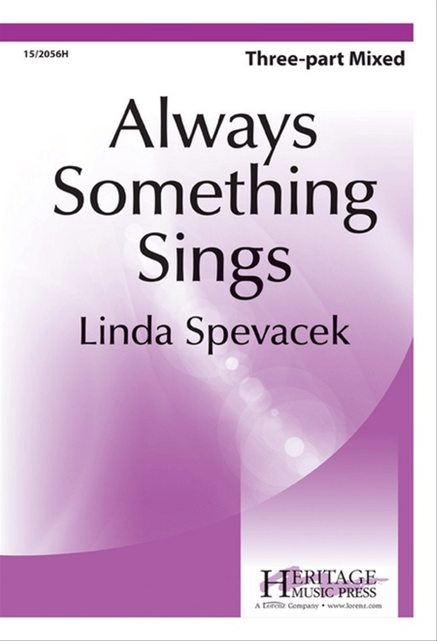 Always Something Sings 3-Part scores gallery preview page 1