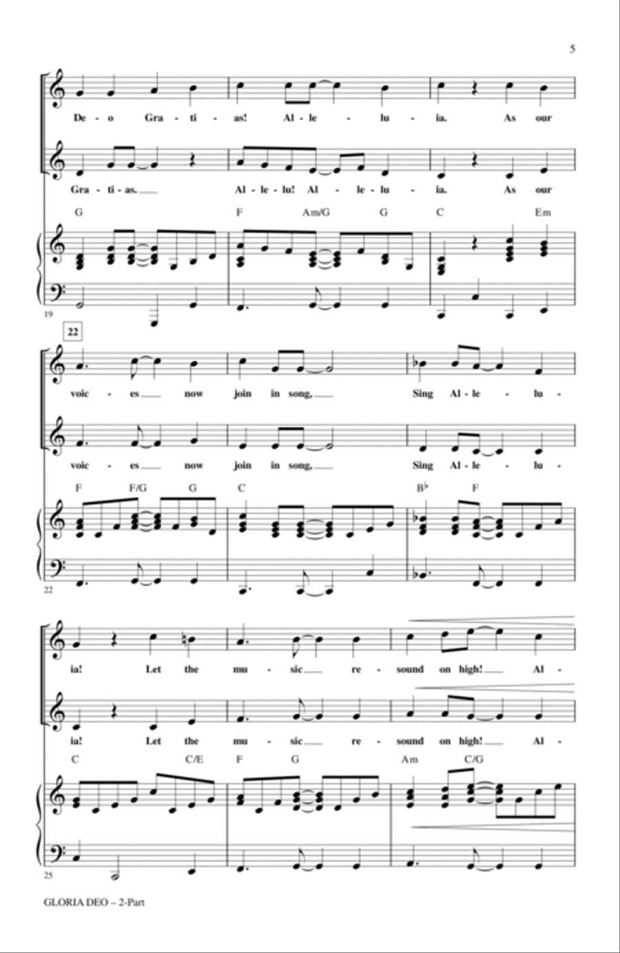 Gloria Deo 3-Part scores gallery preview page 3