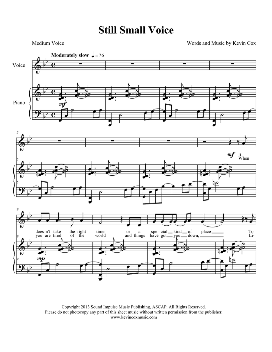 Still Small Voice - Medium voice image number null