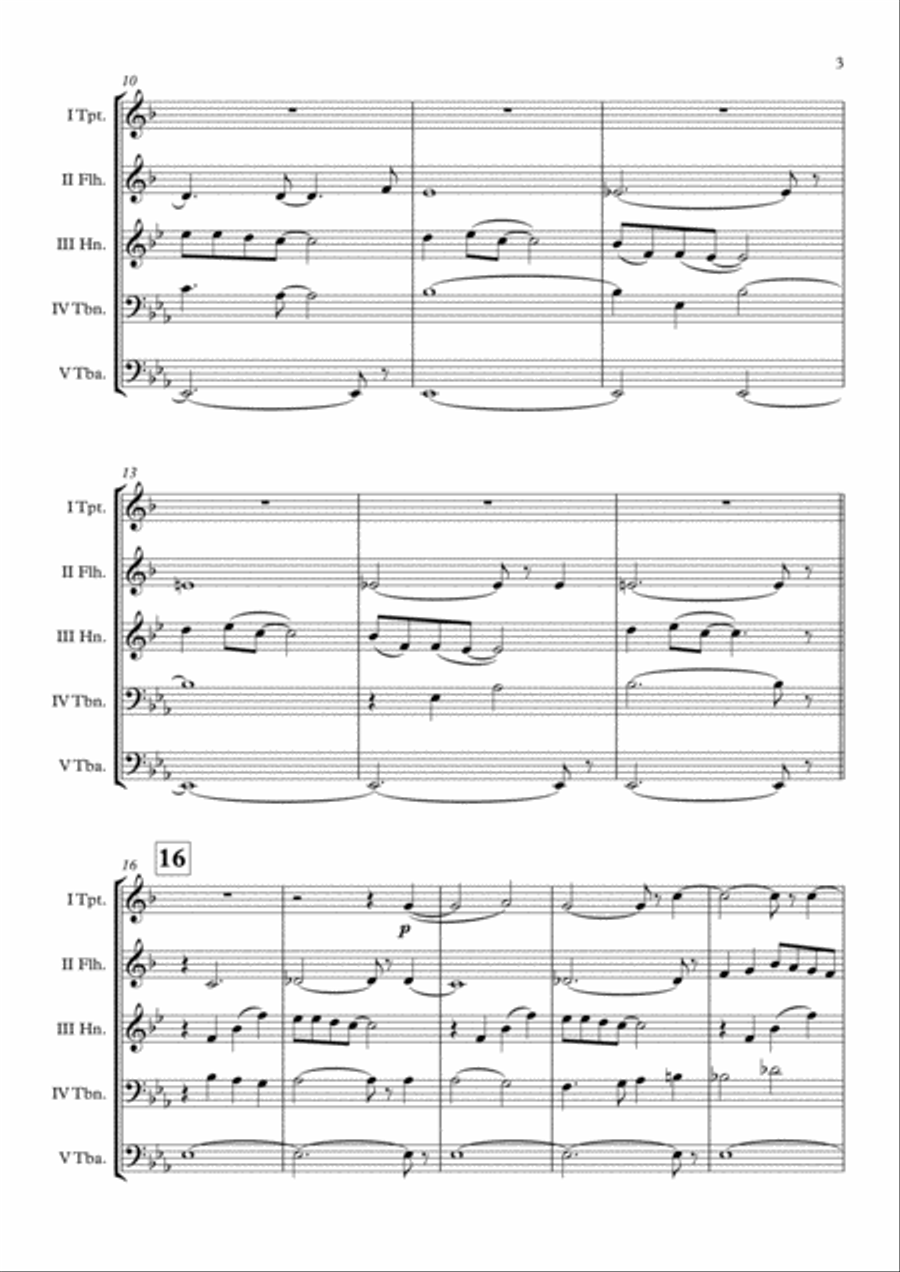 Overture Brass Quintet scores gallery preview page 4