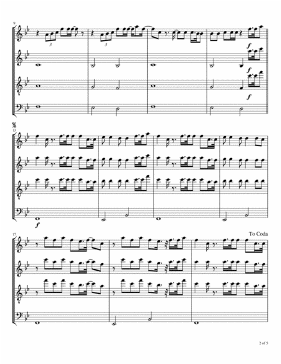 Jericho Woodwind Quartet scores gallery preview page 3
