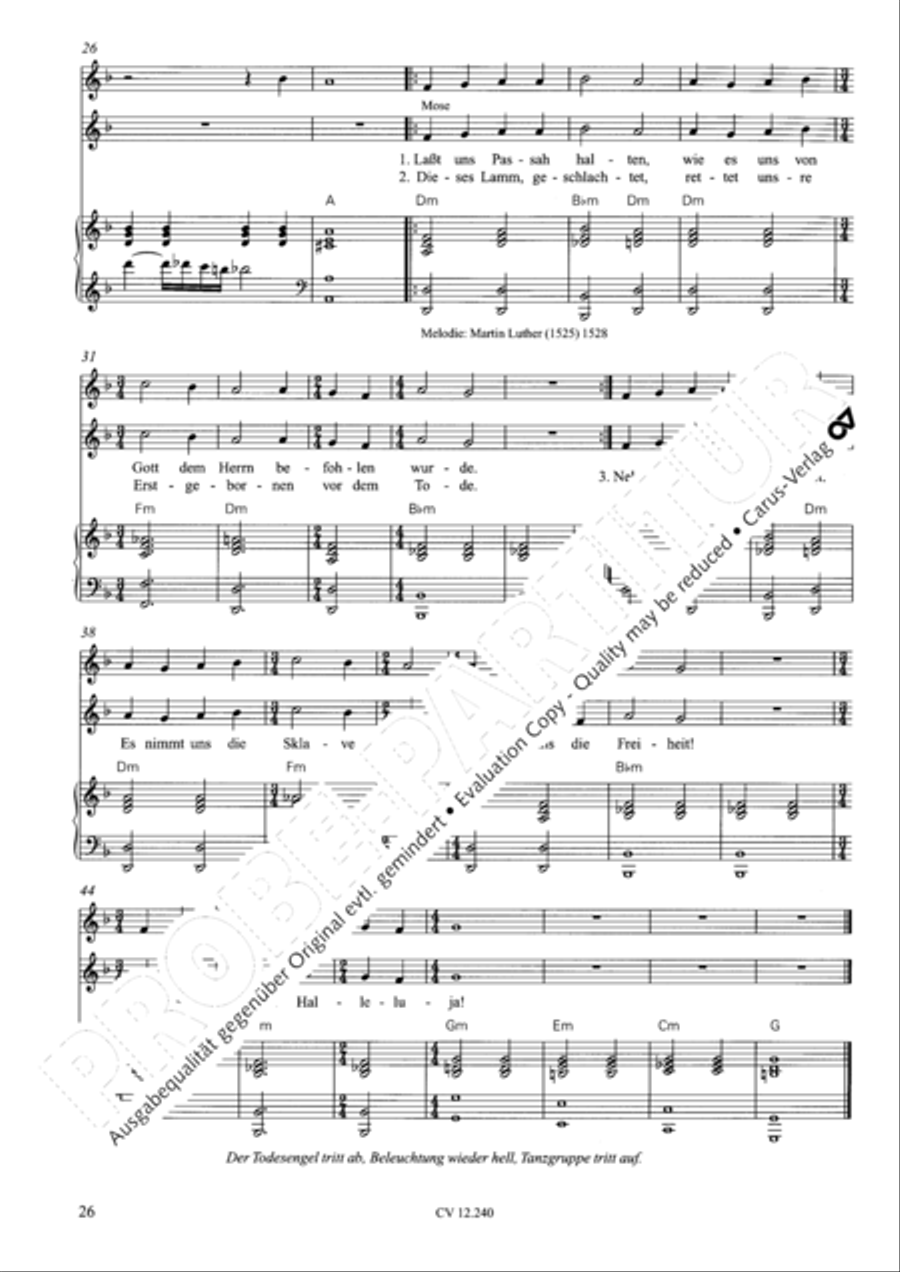 Israel in Agypten Children's Choir scores gallery preview page 27
