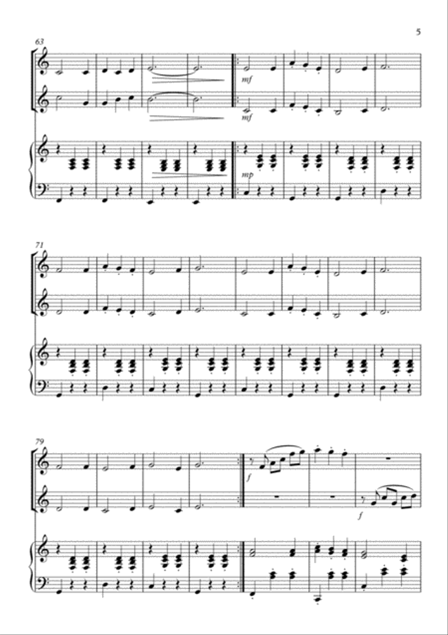 The Viennese Flutes Flute Solo scores gallery preview page 5