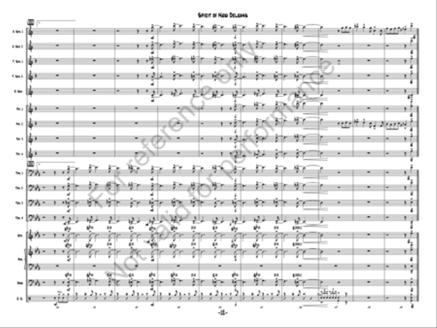 Spirit of New Orleans Spirit of New Orleans Jazz Ensemble scores gallery preview page 13