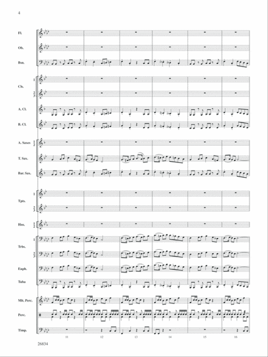 Medal of Valor: Score Medal of Valor: Score Concert Band scores gallery preview page 4