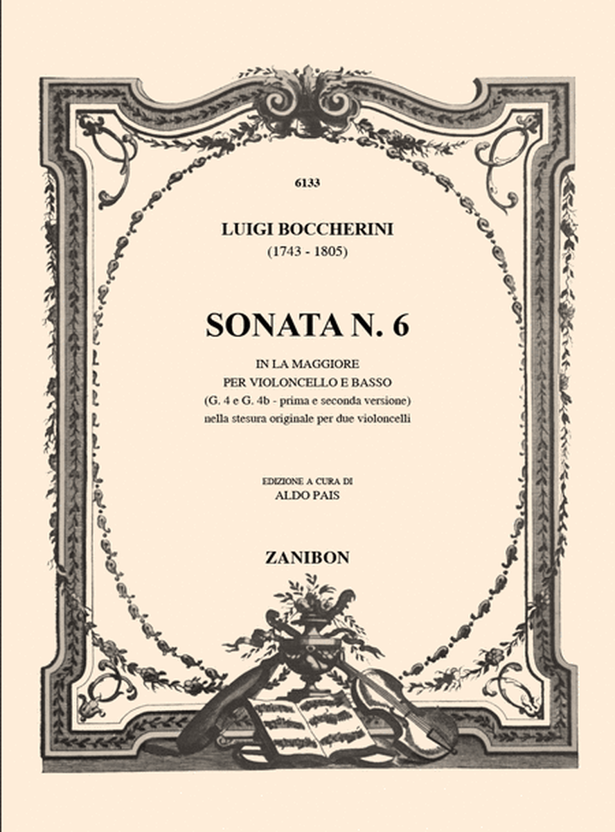 Sonata N. 6 In La (Pais)