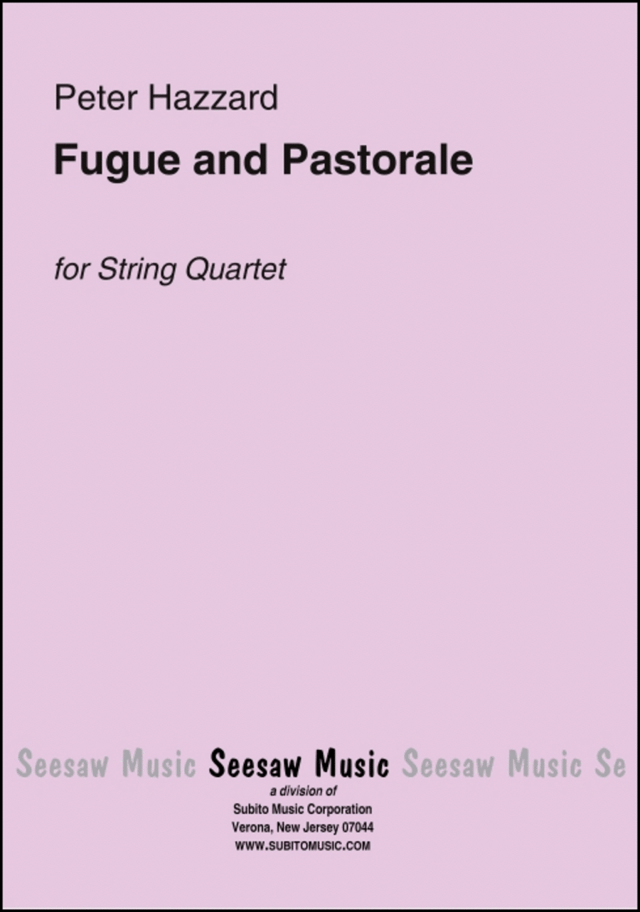 Fugue and Pastorale String Quartet scores gallery preview page 1