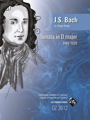 Book cover for Sonata in D major BWV 1028