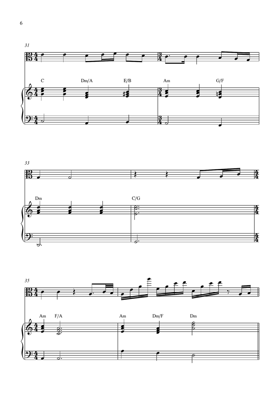 Breath Of Heaven (Mary's Song) Viola scores gallery preview page 6