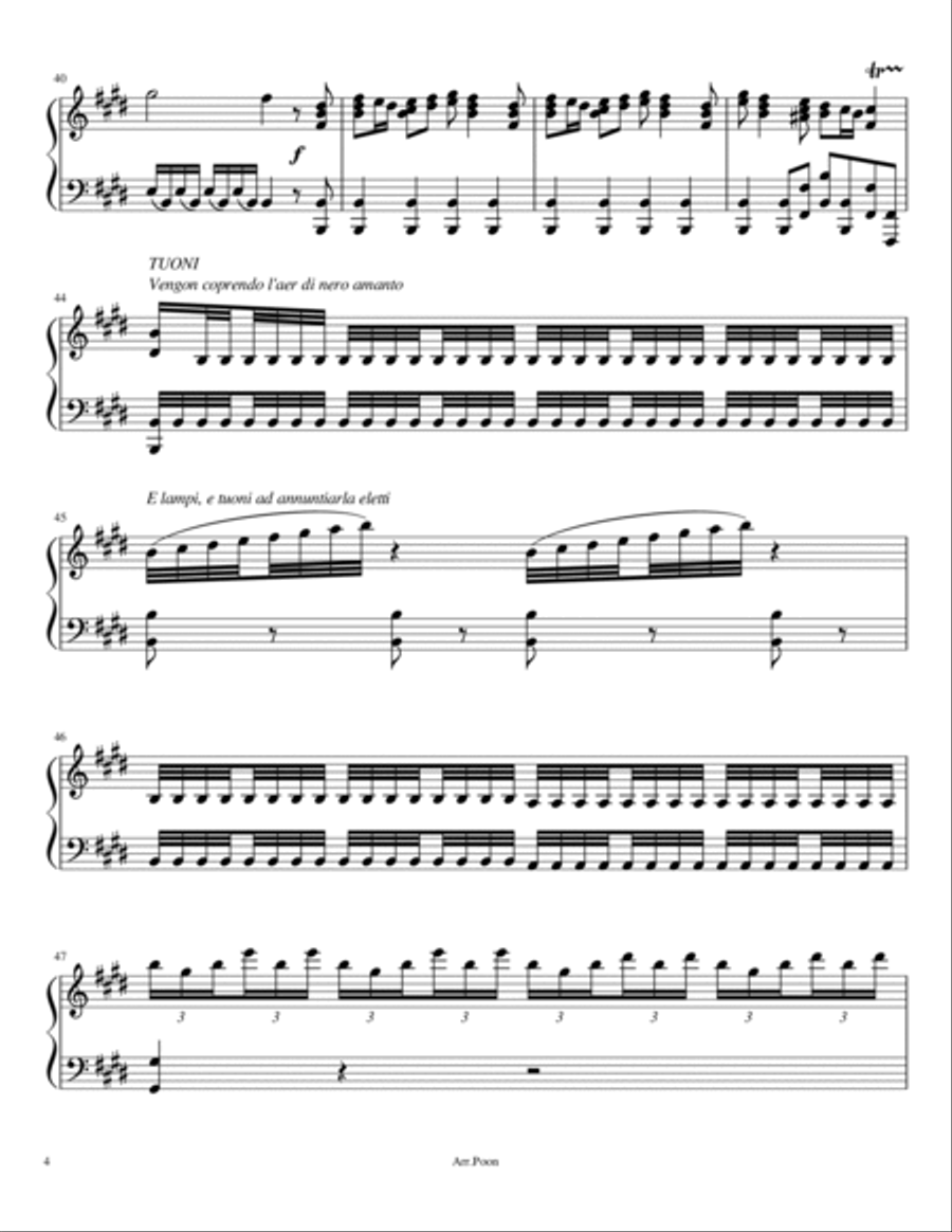 Vivaldi - The Four Seasons - Le Quattro Stagioni - For Piano Solo Complete Piano Solo scores gallery preview page 4