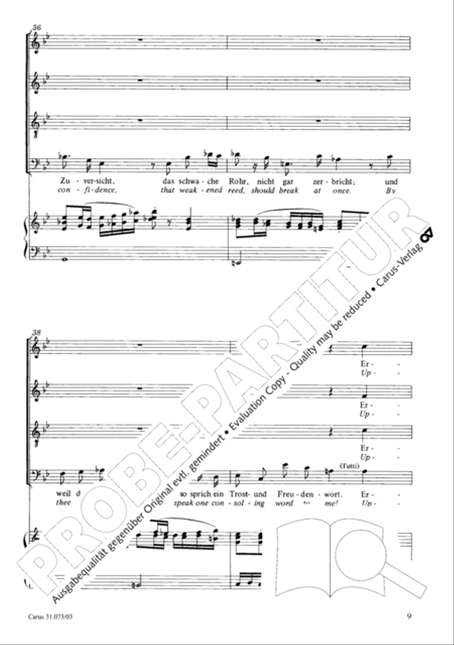 Thy will, O Lord, be done for me (Herr, wie du willt, so schicks mit mir) STB scores gallery preview page 10