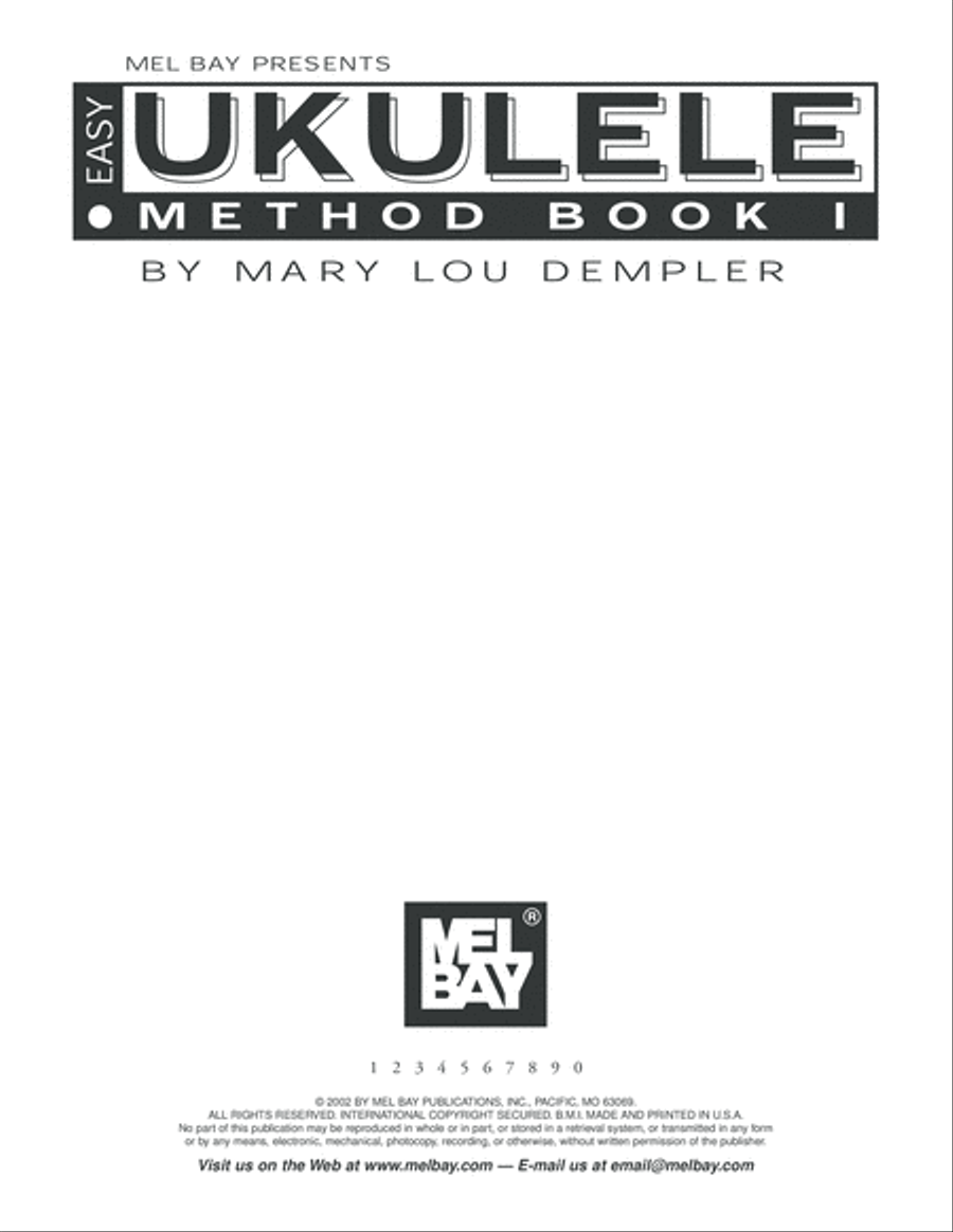 Easy Ukulele Method Book 1