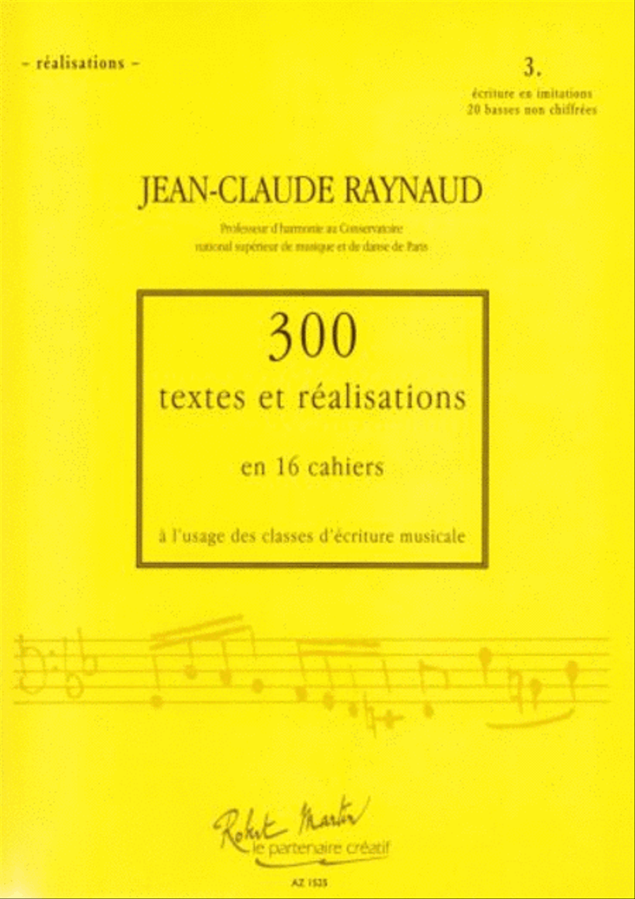 300 Textes et réalisations Cahier 3 (Ecriture en Imitation) School and Community scores gallery preview page 1