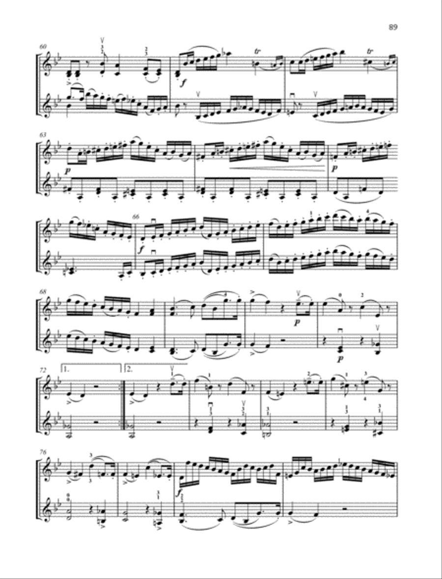 Duo G minor Duo G minor Violin scores gallery preview page 4